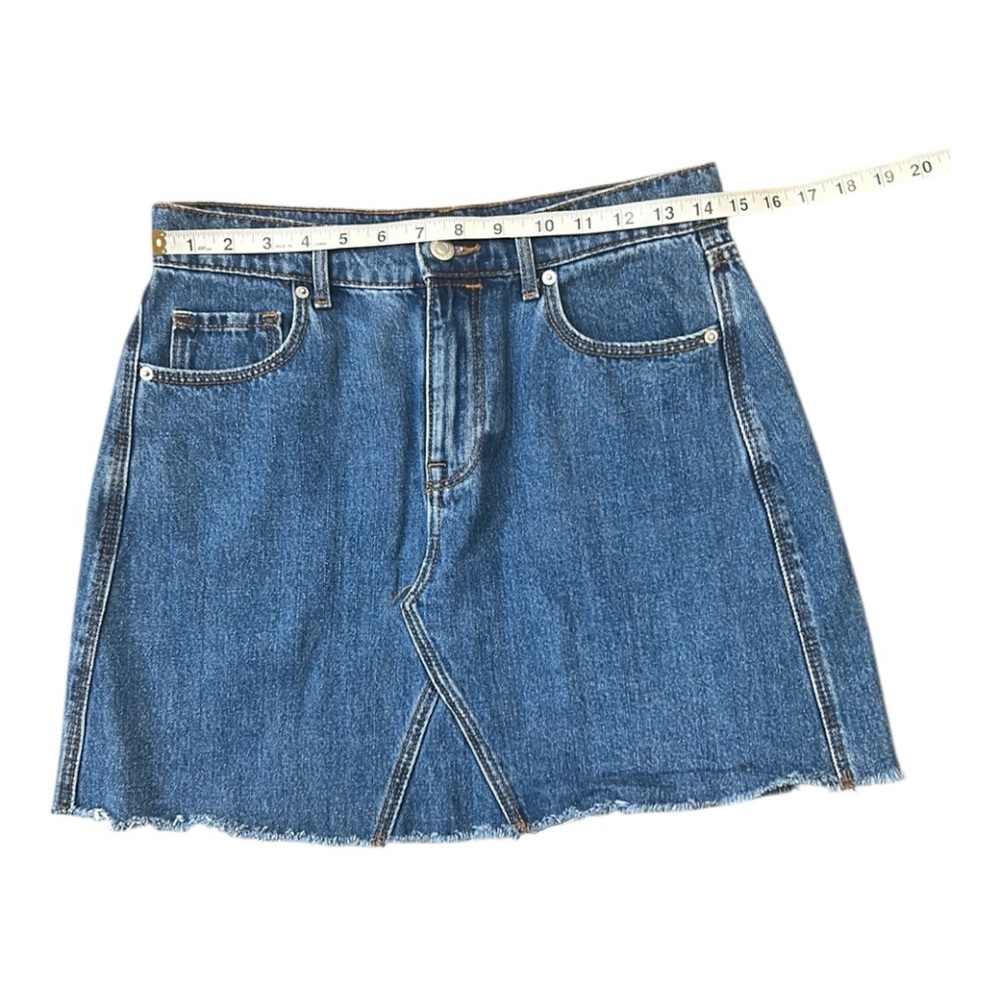 Old Navy Women’s Cotton Denim Mini Skirt Casual Size 6 - Picture 6 of 11
